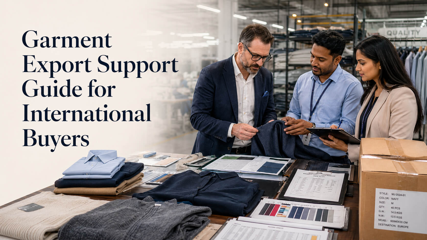 Garment Export Support Guide for International Buyers 2026